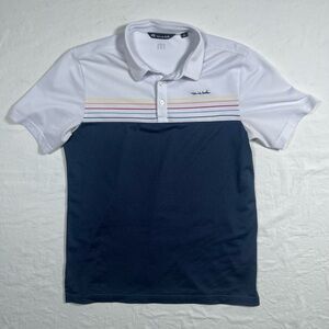 Travis Matthew’s Medium Blue White Striped Polo